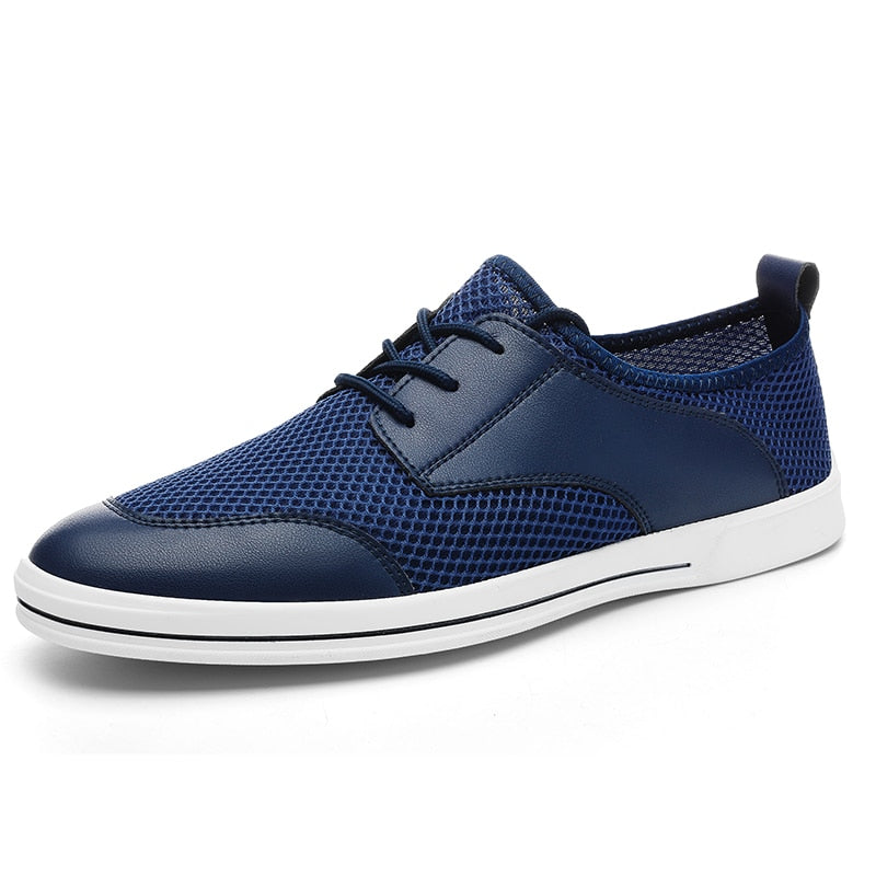 Advbridge Breathable Man Casual Shoes Comfort Mesh Shoes Summer Mens Loafers Leisure Walk Shoes Hollow Out Sneakers Male Treking Footwear