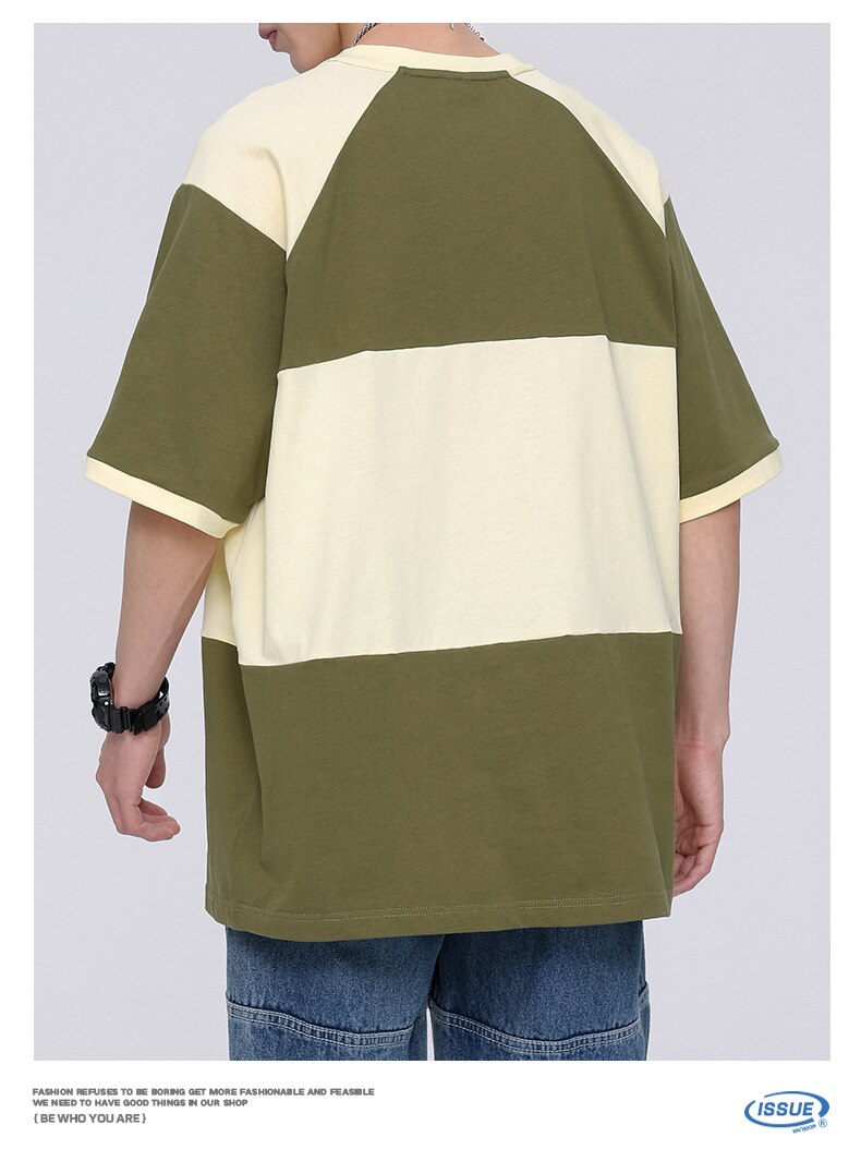 Advbridge Hip Hop T-Shirt Loose Sports Streetwear Fashion Oversized 3XL T Shirt Striped 2023 Summer Short Sleeves Top Tees Tshirt