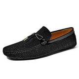 Advbridge Luxury Men's Loafers Shoes Elegant Dress Party Wedding Office Genuine Leather Slip on Big Size 46 47 Loafer Casual Shoes Men
