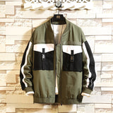 Advbridge Casual Patchwork Jackets For Men's Baseball Uniform Bomber 2023 Spring Autumn Fashion Clothing Oversize 4XL 5XL
