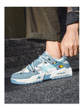 Advbridge New Casual Shoes Sneakers Fashion Sports Running Breathable Flat Shoes Trend Elastic Tennis Shoes Non-slip Male Shoes