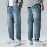 Advbridge Baggy Jeans Men Stretch Oversize 2023 Summer Thin Harem Pants Loose Fit Streetwear Wide Leg New Jeans Kpop