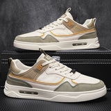 Advbridge Shoes For Men Casual Leather Platform Male Sneakers Flat Outdoor Running Non Slip Fashion Luxury Jogging Shoes