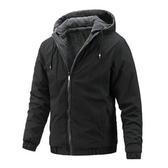 Advbridge Double Face Jacket Men Casual Solid Color Streetwear Corduroy Mens Jacket New Winter Sports Outwear Hoodied Jackets Men
