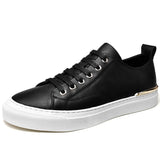 Advbridge Luxury White Men's Casual shoes High Quality Lace-up outdoor flats Genuine Leather man Sneakers Brand Black Designers Footwear