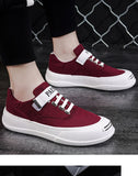 Advbridge Ice Silk Canvas Comfortable Outdoor Round Toe Men's Shoes Autumn New Mens Casual Shoes Fashion Breathable Non-slip Sneakers