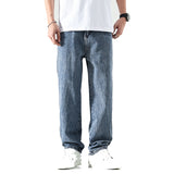 Advbridge Baggy Pants Men Wide Leg Jeans Light Blue Straight Cut  Loose Fit Men's Clothing Oversize Jeans Men Kpop Jeans Quality 2023 New