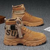 Advbridge British Canvas Shoes Boots Men Autumn New Personality Fashion Casual Boots High-top Tooling Winter Shoes Tide Boots