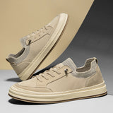 Advridge New Style Men Sneakers Ourdoor Skateboard Shoes Comfortable Light Casual Shoes Fashion Leisure Walk Flat Lace-Up Vulcanize Shoes