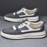 Advbridge Men Shoes lace up oxfords  New Fashion Sneakers for Men genuine Leather Shoes Comfort Casual Shoes Outdoor Walking Footwear