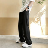 Advbridge Men's High-quality Loose Casual Pants Black Color Formal Suit Pants Business Fashion Trend Trousers Big Size M-5XL