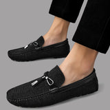 Advbridge Luxury Men's Loafers Shoes Elegant Dress Party Wedding Office Genuine Leather Slip on Big Size 46 47 Loafer Casual Shoes Men