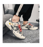Advbridge New Casual Shoes Sneakers Fashion Sports Running Breathable Flat Shoes Trend Elastic Tennis Shoes Non-slip Male Shoes
