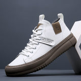 Advbridge  High Top Men's Sneakers Fashion Men Casual Shoes Luxury Brand White Sneakers Tenis Masculino Fashion Streetwear Skate Shoes Men