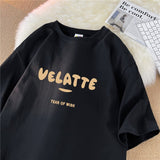 Advbridge Summer Letter Graphic T-shirt For Men Round Neck Tops Harajuku Streetwear Male Female Short Sleeve Loose T Shirt