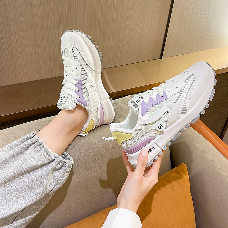 Advbridge spring New Female Casual Shoes Breathable Light Woman Sneakers Women's Vulcanize Shoes Mixed Color Non-slip Soft Sole Shoes