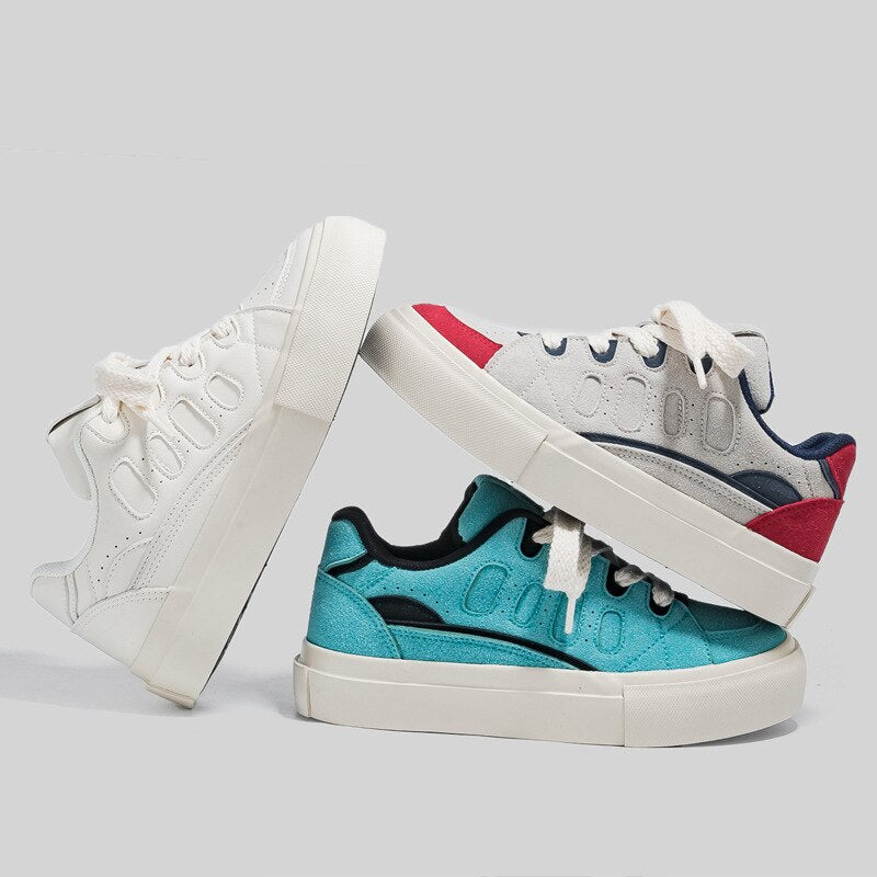 Advbridge Spring Autumn Women Chunky Sneakers Feamel Breathable Platform Shoes Ladies Vulcanized Sport Shoes Casual Flats