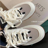 Advbridge  Platform Sneakers Women INS Brand Spring Autumn Lace Up Woman Flats Shoes Sneakers Casual Ladies Vulcanized Shoes Female