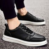 Advbridge Breathable Male Comfortable Walking Shoe All-match New Arrival Genuine Leather Skate Shoes Men Fashion Lace-Up Men's Sneakers