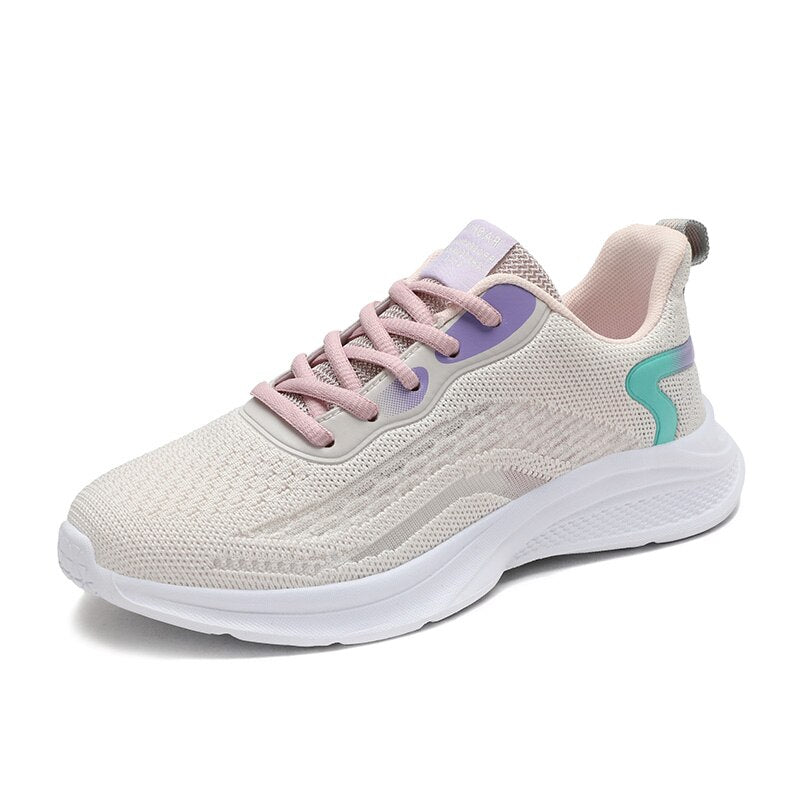 Advbridge New Women's Shoes Breathable Sneakers Brand Running Shoes Casual Sports Shoes  Outdoor Light Lace Fitness Shoes SD-203