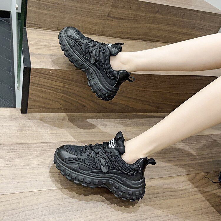 Advbridge Platform Sneakers Women's Shoes Trend Chunky Flats Sports Shoes Ladies Luxury Designer Tennis Female Free Shipping Footwear