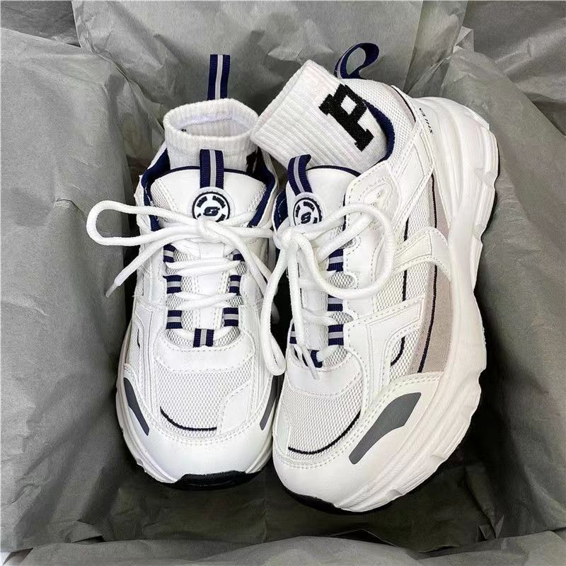 Advbridge Women's Luxary Chunky Sneakers 2023 Mesh Breathable Shoes for Men Sports Running Casual Ladies Fitness Vulcanize Shoes