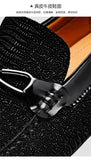 Advbridge Luxury Men's Loafers Shoes Elegant Dress Party Wedding Office Genuine Leather Slip on Big Size 46 47 Loafer Casual Shoes Men