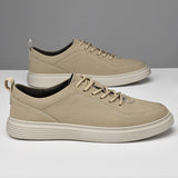 Advbridge Genuine Leather Mens Shoes New Fashion Men Casual Shoes Youth Teenage Sneakers High Quality Vulcanize Flats Male Skate Footwear