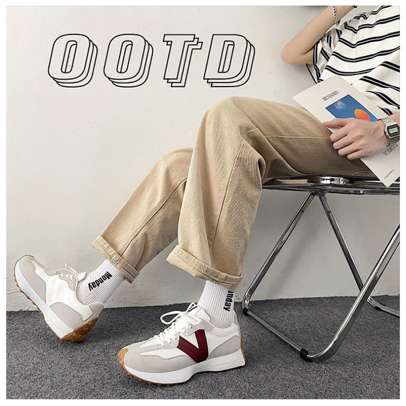 Advbridge New Summer Men's Shoes Student Breathable All-match Small Waist Forrest Shoes Casual Umbrella Cloth Sports Men's Shoes