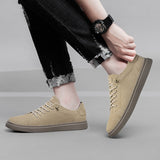 Advbridge All-match Mens Sneakers Fashion Leather Men's Vulcanize Shoes New Arrival Men Casual Shoes Male Comfortable Driving Shoe