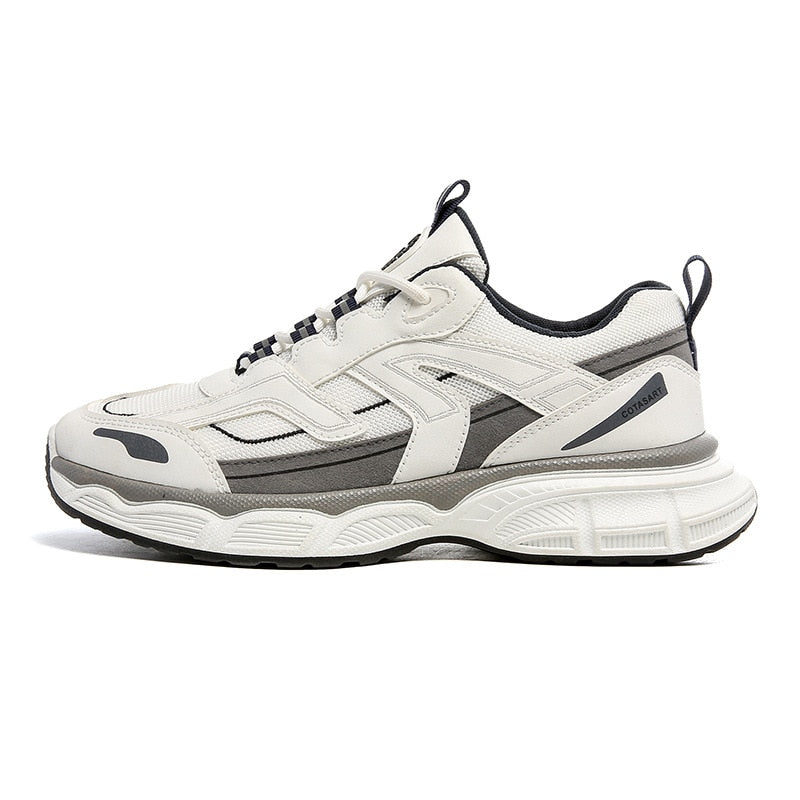 Advbridge Mesh Chunky Mens Sneakers White Breathable Fashion Outdoor Sports Shoes Vulcanized Casual Male Designer Running Athletic Shoes