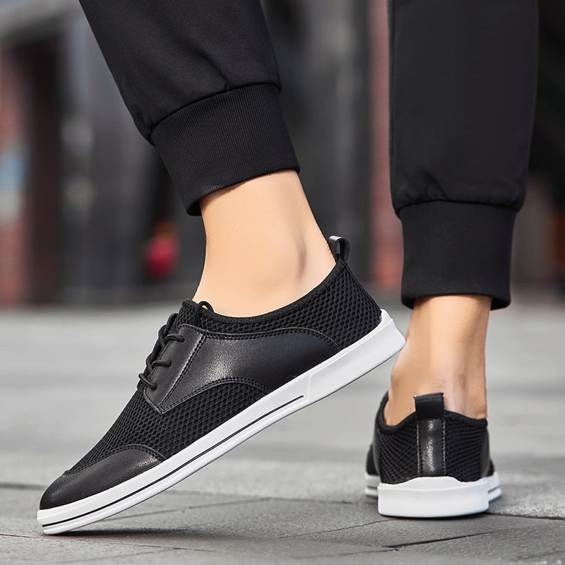 Advbridge Breathable Man Casual Shoes Comfort Mesh Shoes Summer Mens Loafers Leisure Walk Shoes Hollow Out Sneakers Male Treking Footwear