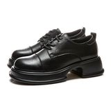 Advbridge Pumps Luxury Designer Shoes Ladies Platforms Black Heels Elegant Medium Heel Women's Shoes Trend Wedges Leather Loafers New