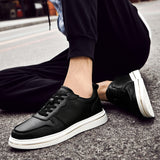 Advbridge Breathable Male Comfortable Walking Shoe All-match New Arrival Genuine Leather Skate Shoes Men Fashion Lace-Up Men's Sneakers