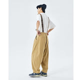 Advbridge Men's High Quality Straight Pants Loose Retro Casual Pants Streetwear Salopettes Jumpsuit Rompers Fashion Trousers S-2XL