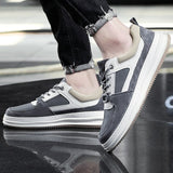Advbridge Men Shoes lace up oxfords  New Fashion Sneakers for Men genuine Leather Shoes Comfort Casual Shoes Outdoor Walking Footwear