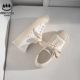 Advbridge Women's Platform Vulcanize Sneakers Korean Spring Summer New Canvas White Black Sports Shoes Casual Running Basket