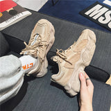 Advbridge Autumn Men Platform Sneakers Mesh Breathable Chunky Shoes Male Trainers Outdoor Lace Up Sports Shoes Walking Footwear