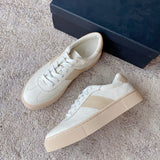 Advbridge Women Shoes Casual Training SS England Style Patchwrok Sneakers Women Genuine Leather Vulcanized Shoes Shoes Woman