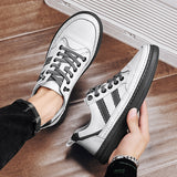 Advbridge Classic Low Top New Mens Shoes Casual Shoes 2023 Breathable for Men Skate Shoes Men All-match Male Comfortable Leather Sneakers