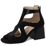 Advbridge Casual Women's Sandals Shoes Summer Peep Toe Sandals For Women Fashion Brand Women's Flip Flops Shoes Large Size 45