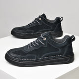 Advbridge Leather Fashion Men Sneakers Non-Slip Men Casual Shoes Male Comfortable School Shoe Luxury Brand skate shoes Men's Shoes