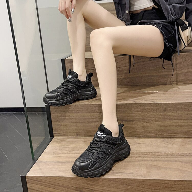 Advbridge Platform Sneakers Women's Shoes Trend Chunky Flats Sports Shoes Ladies Luxury Designer Tennis Female Free Shipping Footwear