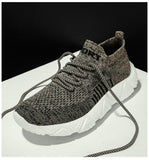 Advbridge Spring Breathable Men Shoes Knitted Mesh Men Sports Sneakers Lightweight Soft Sole Running Shoes Big Size Gym Footwear Men