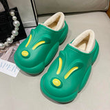 Advbridge Women's Shoes Platform Autumn Slip-on Female Footwear Clogs New Winter Fall Comfortable Slip On Dress Med Slipper Rubber Rome Ba