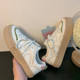 Advbridge Kawaii Platform Women's Sneakers Korean New Canvas Running Shoes Casual Sports Vulcanize Basket Flat Tennis Lolita