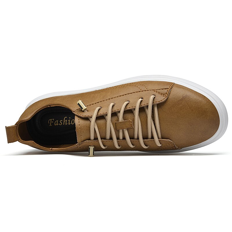 Advbridge Genuine Leather Men Shoes Luxury Brand England Trend Casual Shoes Men Sneakers Breathable Leisure Male Footwear Chaussure Homme