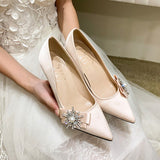 Advbridge Plus Size 41 42 43 Womans Pumps 2023 Woman Wedding Shoes Bride 7cm Thin High Heels Womans Office Shoes Female Party Heeled Shoes