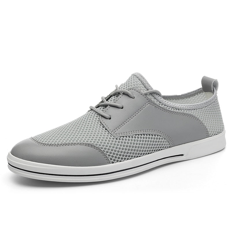 Advbridge Breathable Man Casual Shoes Comfort Mesh Shoes Summer Mens Loafers Leisure Walk Shoes Hollow Out Sneakers Male Treking Footwear