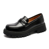 Advbridge Platforms Heels Women's Loafers Genuine Leather Luxury Designer Pumps Shoes for Women New Elegant Heeled Shoe Free Shipping